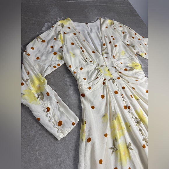 Free People Women's Dress Date Night Sunshine Size Medium‎ Spring Flowy - Picture 5 of 15